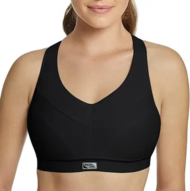 My First Sports Bra Black S8020 Back View